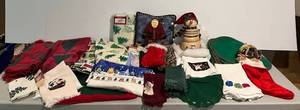 Group Of Misc. Christmas Table Deco And More d