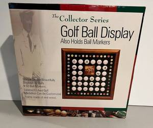 The Collectors Series Golf Ball Display NIB