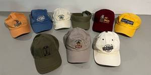 Group Of Golf Hats Some New