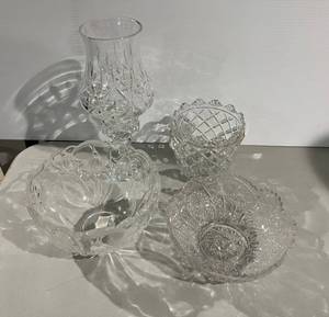Group Of Misc. Cut Glass Items d