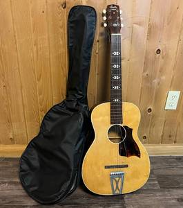 Vintage 1960s- 70s Stella Harmony Guitar With Case d