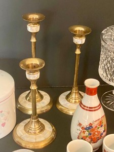 lot 40 image: Variety of Home Decor Items including Irish Crystal Dish