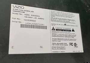 lot 38 image: VIZIO 3D TV (41)