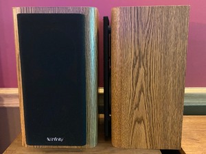 lot 73 image: Pair of Infinity Bookshelf Speakers RS 1000