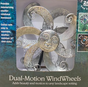 lot 124 image: New Echo Valley Dual Motion Wind Wheels