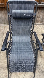 lot 155 image: Pair of Outdoor Reclining Chairs