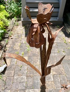 lot 142 image: Metal Bird Bath and More