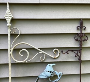 lot 161 image: Five Decorative Garden Sticks
