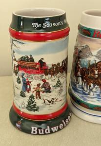 lot 234 image: Budweiser Collectible Beer Steins