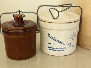 lot 241 image: Vintage Stoneware Crocks
