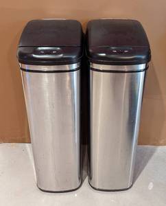 lot 250 image: Pair of Trash Bins