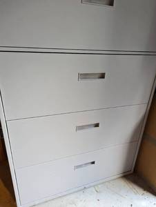 lot 251 image: Large Metal Filing Cabinet