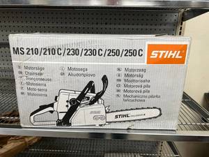 lot 10 image: New Stihl MS 250 Chain Saw