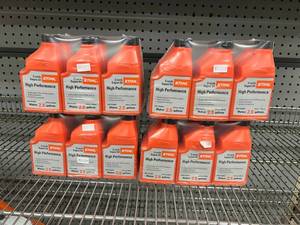 lot 14 image: 24 6.4 oz Stihl High Performance 2-Cycle Engine Oil