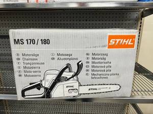 lot 34 image: 2 New Stihl MS180 Chain Saws