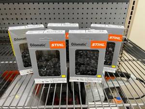 lot 72 image: Stihl Chain Saw Blades 33RS 72