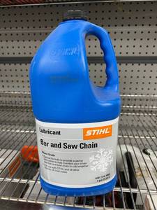 lot 77 image: Gallon Stihl Bas & Chain Saw Lubricant