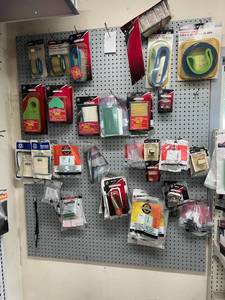 lot 98 image: Wall of Parts - Mostly Filters & Fuel Pumps