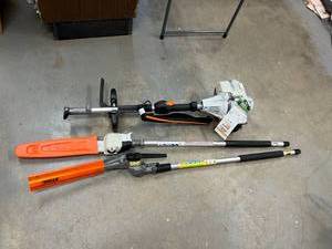 lot 109 image: New Stihl KM91R Hedge Trimmer & Pole Saw