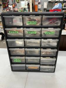 lot 115 image: Storage Unit Full of Small Engine Repair Parts