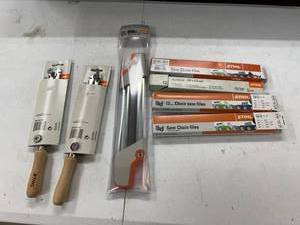 lot 125 image: Stihl Chain Saw Files & Holders