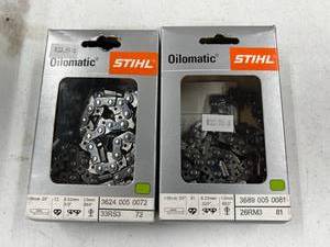 lot 130 image: Stihl 33RS3 72 Chain Saw Blades