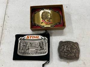 lot 146 image: Belt Buckles