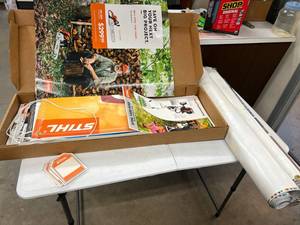 lot 162 image: Stihl Advertising Banners, Posters & Misc