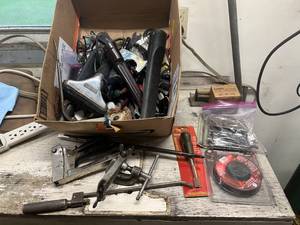 lot 237 image: Box of Tools, Grinding Wheels