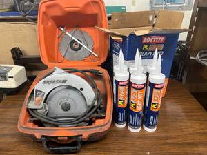 lot 257 image: Skilsaw & Loctite Sealant