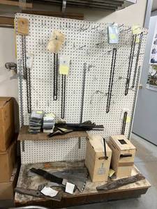 lot 282 image: 4 Wall Shelving Unit & Everything On It
