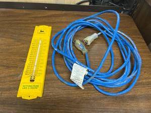 lot 283 image: John Deere Thermometer & Extension Cord