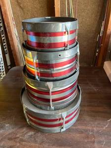 lot 345 image: 4 Piece Toy Drum Set