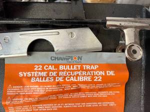 lot 396 image: .22 Cal Bullet Trap