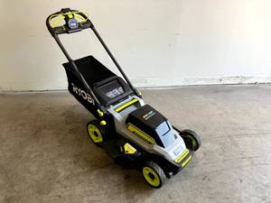 lot 91 image: Ryobi 40V HP Brushless 20 in. Cordless Electric Battery Walk Behind Self-Propelled Mower