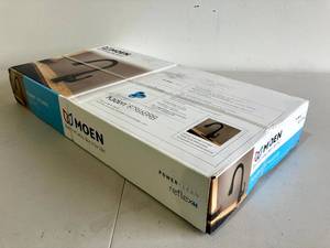 lot 100 image: Moen Kaden Single-Handle Pull-Down Sprayer Kitchen Faucet with Reflex and Power Clean in Mediterranean Bronze