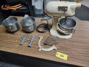 Three Speed Mixer with Attachments...