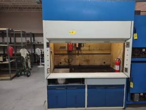 Lab Cabinet with Soapstone Top and ...