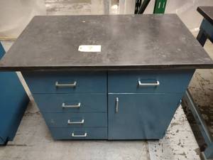 Lab Cabinet with Soapstone Top, 41,...