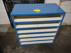 Steel Shelf Unit, 36x18x39...