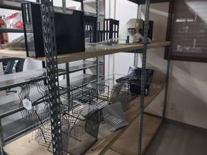 Office Supplies on (2) Shelves...