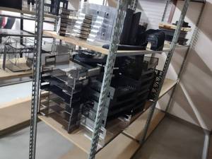 Office Supplies on (2) Shelves...