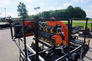 TMG Industrial Brand New Universal Mount Bobcat Skid Loader Skid Steer Hydraulic Trencher Attachment