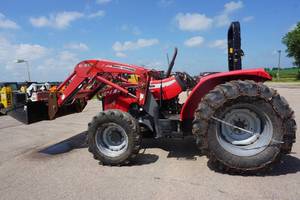 2010 Massey Ferguson Model 2660 HD Series Front Wheel Assist Tractor With Loader