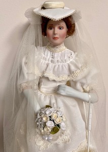 Lovely Collectible Flora 1900s Bride Doll by Ashton Drake Galleries