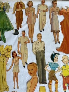 Fun Grouping of 1940s Paper Dolls
