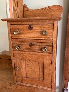 Vintage Gentlemens Chest with Mirror