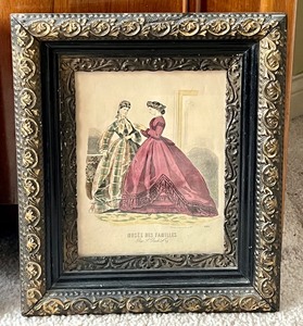 Two Vintage Fashion Prints