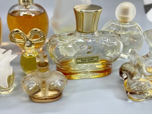 10 Vintage Glass Perfume Bottles- Prince Matchabelli & More