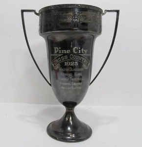 lot 75 image: Antique 1925 PINE CITY Cross Country Trophy